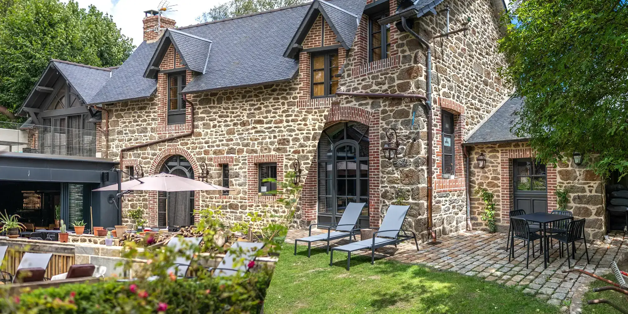 Terrasse Le Champ d'avoine + L'écurie