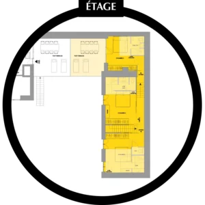 Plan de l'appartement : Le Champ d'Avoine