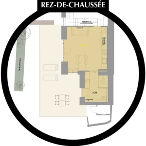 Plan de l'appartement : La petite écurie