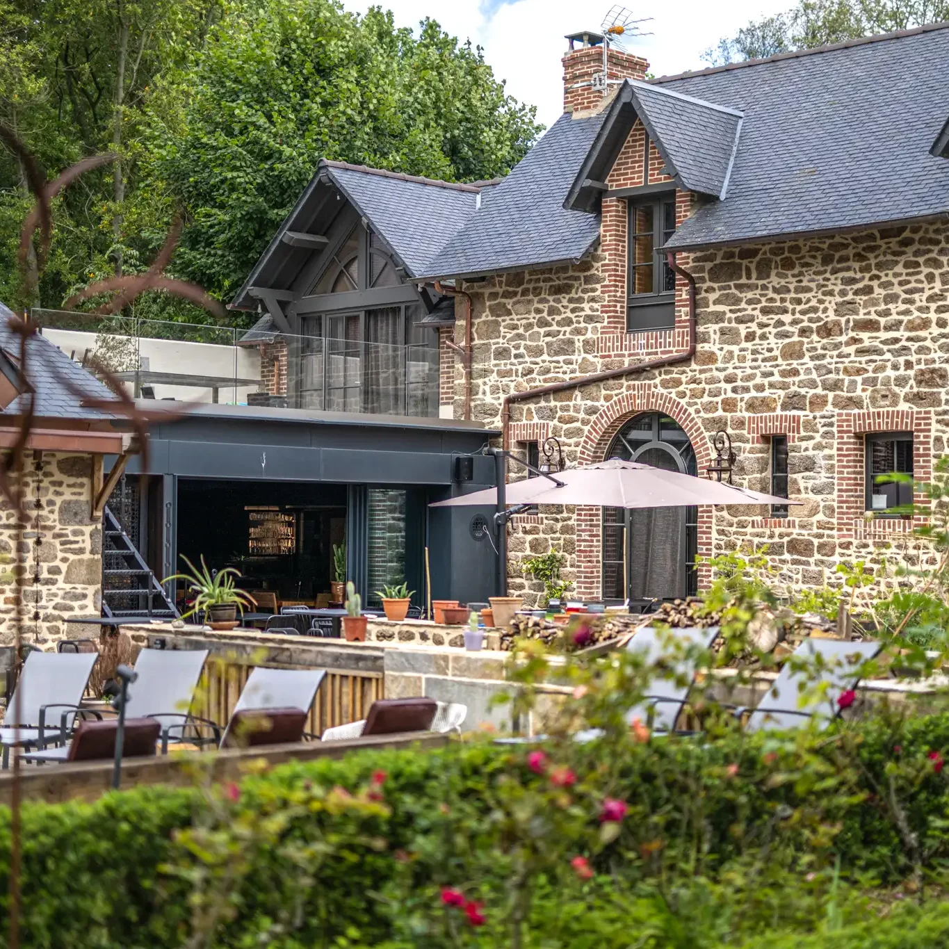 Vue depuis le jardin
