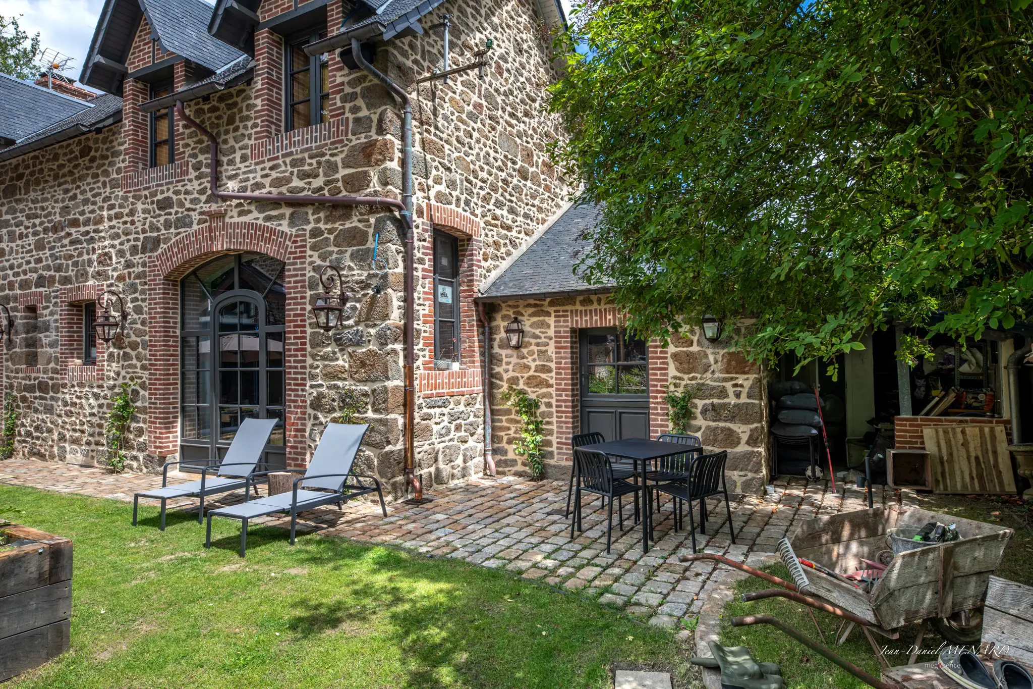 Vue sur l'extérieur du bâtiment